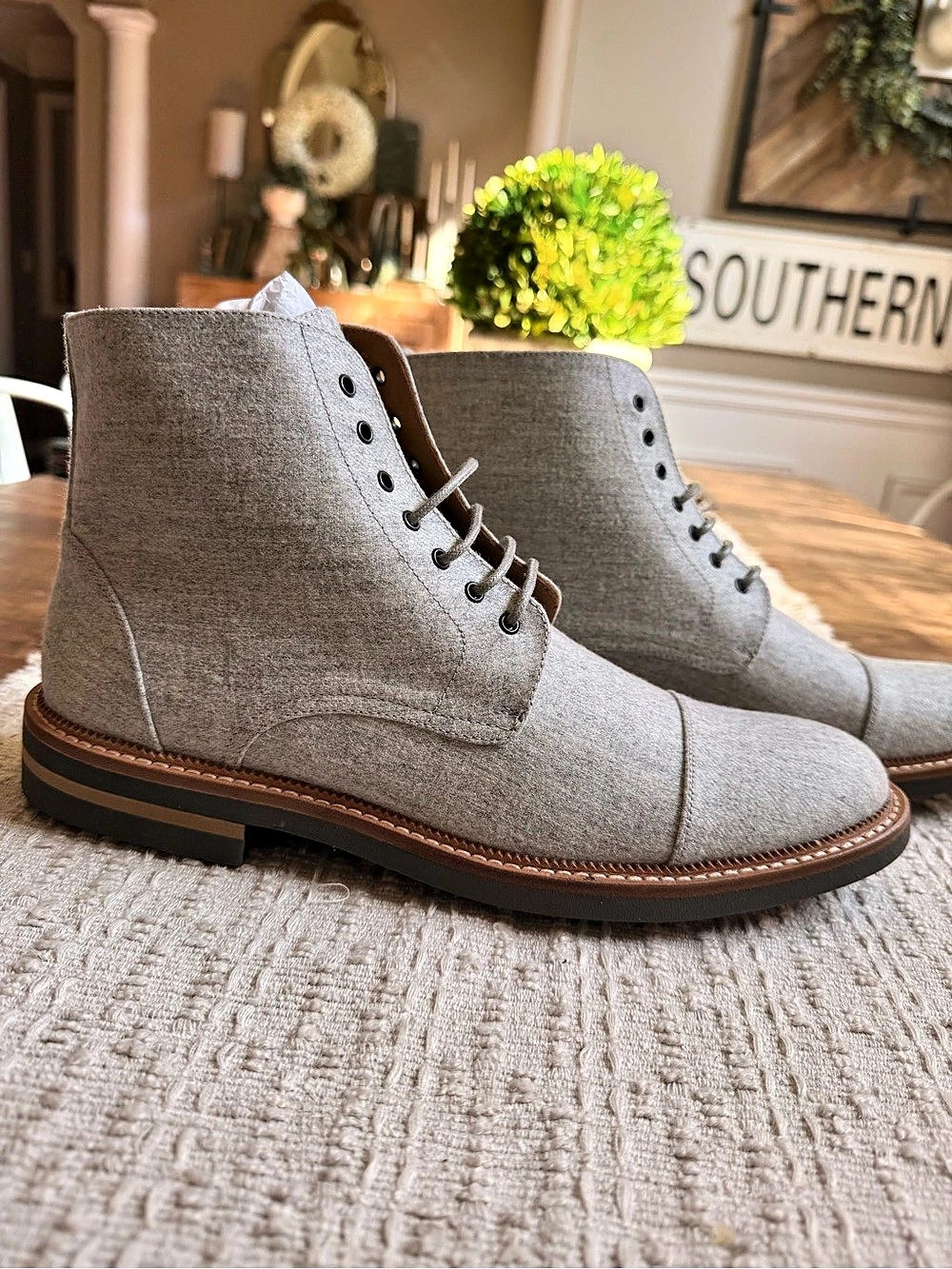 Taft The Jack Boot Men's Gray & Brown Boots EU 42